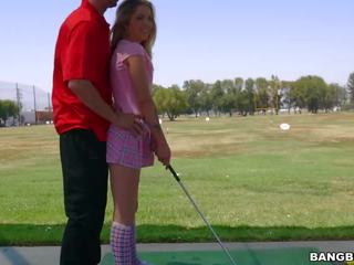 Karla kush on a lousy golfer