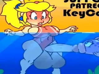 Futa putri peach gets blowed by a fish | made by: keycock